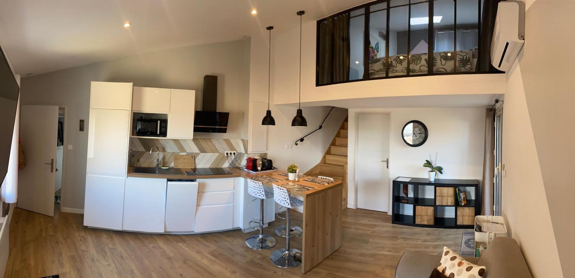 Spacieux Duplex, Vue Mer Et Belle Terrasse 히에레 외부 사진