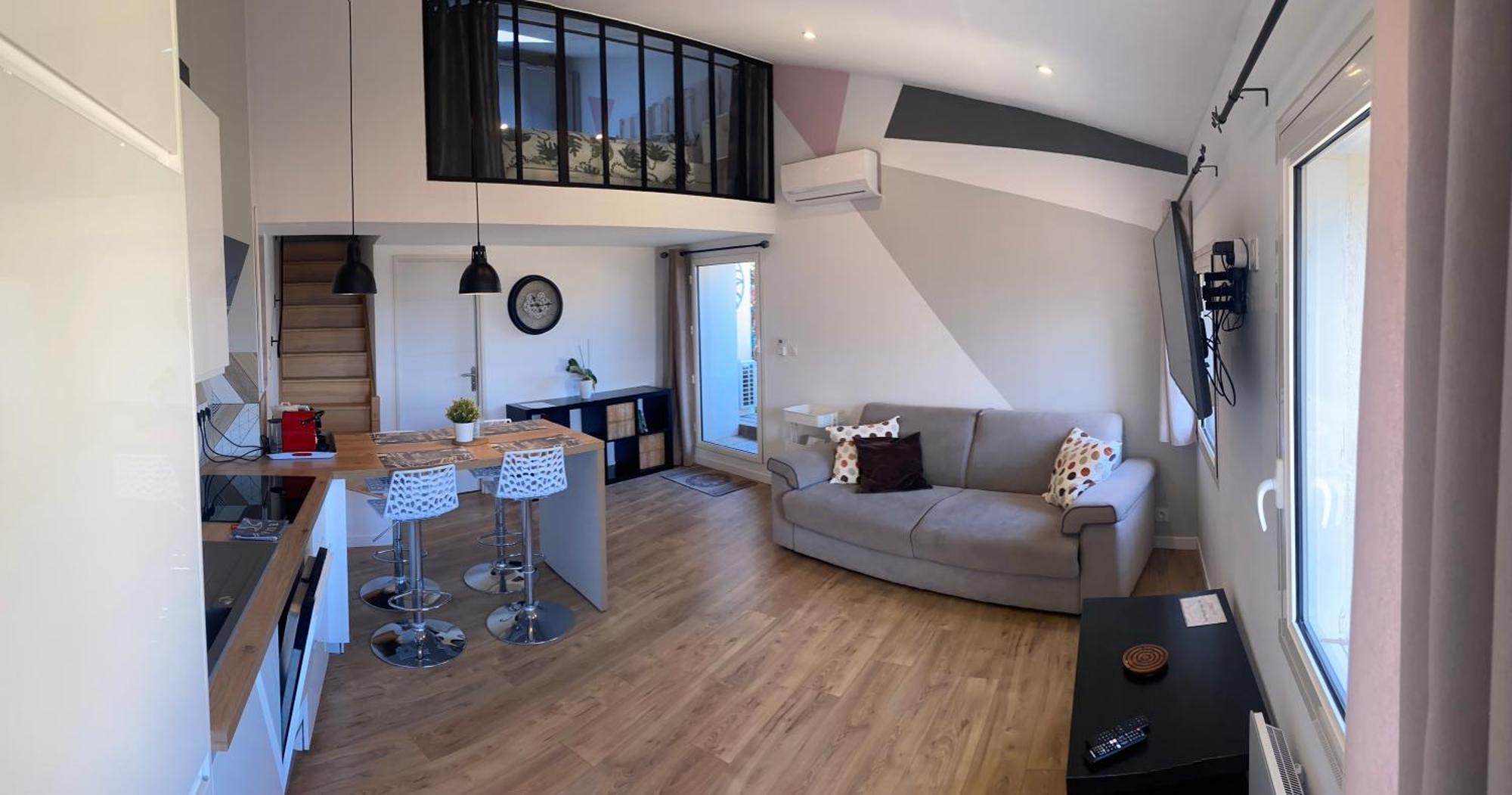 Spacieux Duplex, Vue Mer Et Belle Terrasse 히에레 외부 사진