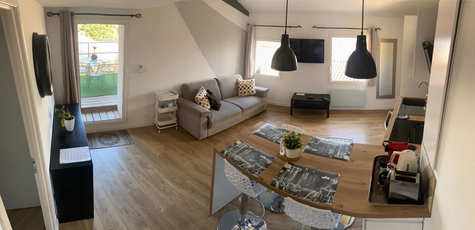 Spacieux Duplex, Vue Mer Et Belle Terrasse 히에레 외부 사진